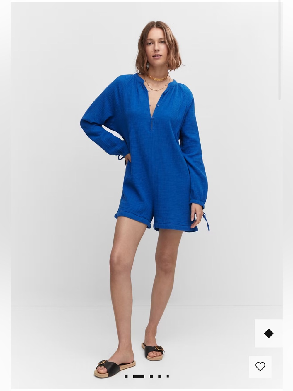 Mango Blue Romper - Picture 2 of 6